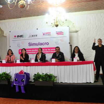 24-05-23 Simulacro para el Ejercicio Efectivo de Personas con Discapacidad