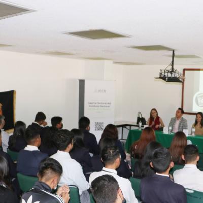 20-06-23 Presentación de la Gaceta Electoral a estudiantes de CONALEP
