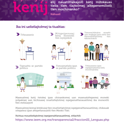 Ut Derechos Politico Electorales Infografia Nahuatl