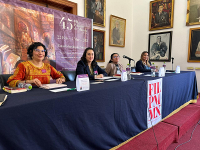 PRESENTA IEEM INVESTIGACIÓN EN MATERIA DE PARIDAD EN LA FERIA INTERNACIONAL DEL LIBRO DEL PALACIO DE MINERÍA