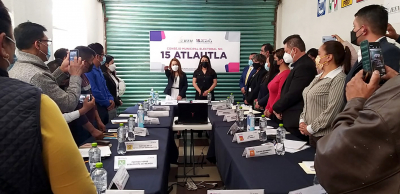 INICIAN FORMALMENTE LOS TRABAJOS EN EL CONSEJO MUNICIPAL DE ATLAUTLA: IEEM