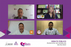 CANDIDATURAS A LA PRESIDENCIA MUNICIPAL DE MORELOS PROMETEN EN DEBATE PROMOVER IGUALDAD DE GÉNERO