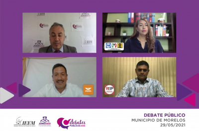 CANDIDATURAS A LA PRESIDENCIA MUNICIPAL DE MORELOS PROMETEN EN DEBATE PROMOVER IGUALDAD DE GÉNERO