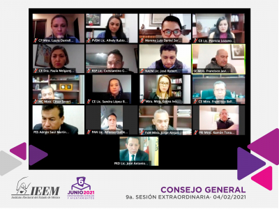 APRUEBA CONSEJO GENERAL DEL IEEM 9 ASPIRANTES A CANDIDATURAS INDEPENDIENTES PARA PRESIDENCIAS MUNICIPALES