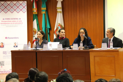 EL VOTO DE MEXIQUENSES EN EL EXTRANJERO  ENRIQUECE LA TOMA DE DECISIONES: AMALIA PULIDO