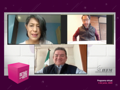 EXPONEN EN PROGRAMA DEL IEEM “RIESGOS DE LA PANDEMIA COVID-19 SOBRE LA DEMOCRACIA EN AMÉRICA LATINA”