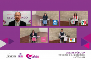 CANDIDATAS POR LA PRESIDENCIA DE JILOTZINGO ASEGURAN EN DEBATE QUE ATENDERÁN LA DESIGUALDAD SOCIAL