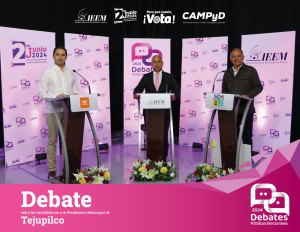 LLEVA A CABO IEEM LOS DEBATES PÚBLICOS ELECTORALES DE OCOYOACAC, JUCHITEPEC Y TEJUPILCO