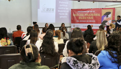 PRESENTA IEEM TRABAJOS DE LA RED DE MUJERES ELECTAS  A MILITANTES PARTIDISTAS