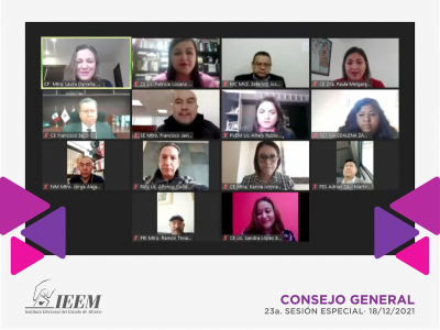 CUMPLE CONSEJO GENERAL DEL IEEM CON SENTENCIAS EMITIDAS POR LA SALA REGIONAL DEL TRIBUNAL ELECTORAL