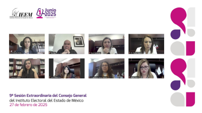 AL PROCESO ELECTORAL 2025 LO CARACTERIZA LA CERTEZA: CONSEJO GENERAL DEL IEEM