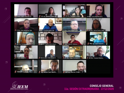APRUEBA CONSEJO GENERAL DEL IEEM EL CALENDARIO ELECTORAL DE LA ELECCIÓN DE DIPUTACIONES LOCALES E INTEGRANTES DE AYUNTAMIENTOS 2021