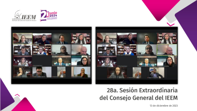 APRUEBA CONSEJO GENERAL DEL IEEM ACCIONES AFIRMATIVAS  PARA EL PROCESO ELECTORAL 2024