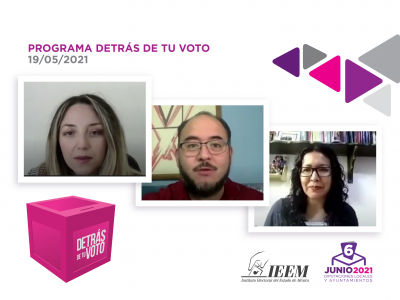 “DECIDE IEEM” PERMITIRÁ MEJORAR EL NIVEL DE SATISFACCIÓN HACIA LA DEMOCRACIA, DESTACAN EN PROGRAMA DEL IEEM