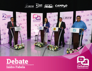 DEBATEN EN EL IEEM CANDIDATAS Y CANDIDATOS A LAS PRESIDENCIAS MUNICIPALES DE IXTAPAN DE LA SAL, ZINACANTEPEC E ISIDRO FABELA