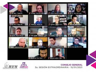 APRUEBA CONSEJO GENERAL DEL IEEM SIETE ASPIRANTES A UNA CANDIDATURA INDEPENDIENTE A DIPUTACIONES LOCALES