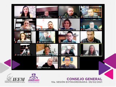 ACREDITA CONSEJO GENERAL DEL IEEM 10 ASPIRANTES A CANDIDATURAS INDEPENDIENTES PARA PRESIDENCIAS MUNICIPALES