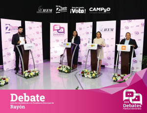 DEBATEN EN EL IEEM CANDIDATAS Y CANDIDATOS AL DISTRITO 44 DE NICOLÁS ROMERO Y LAS PRESIDENCIAS MUNICIPALES METEPEC Y RAYÓN
