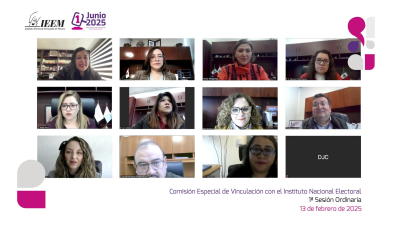 INSTALA IEEM COMISIÓN ESPECIAL DE VINCULACIÓN  CON EL INSTITUTO NACIONAL ELECTORAL