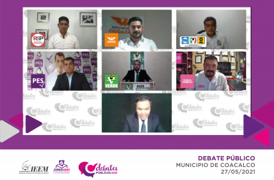 CANDIDATURAS A LA PRESIDENCIA MUNICIPAL POR COACALCO ASEGURARON QUE REFORZARÁN LA SEGURIDAD