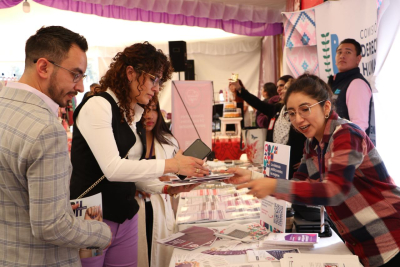 IEEM PRESENTE EN LA PRIMERA FERIA DE LA MUJER  EN METEPEC