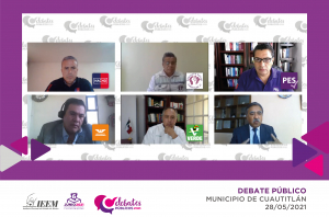 DESTACAN DESARROLLO ECONÓMICO Y SOCIAL EN DEBATE ENTRE CANDIDATURAS POR LA ALCALDÍA DE CUAUTITLÁN