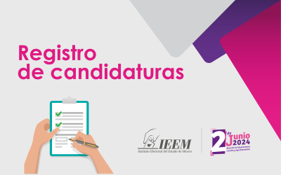 PARTIDOS POLÍTICOS PODRÁN SOLICITAR REGISTRO DE COALICIONES O CANDIDATURAS COMUNES ANTE EL IEEM HASTA EL 20 DE ENERO
