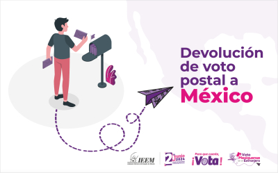 IEEM INVITA A MEXIQUENSES RESIDENTES EN EL EXTRANJERO A DEVOLVER CUANTO ANTES LOS VOTOS POSTALES