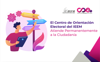 EL CENTRO DE ORIENTACIÓN ELECTORAL DEL IEEM ATIENDE PERMANENTEMENTE A LA CIUDADANÍA