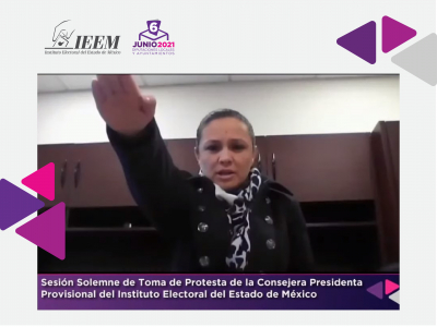 REALIZA CONSEJO GENERAL SESIÓN SOLEMNE DE TOMA DE PROTESTA DE LAURA DANIELLA DURÁN CEJA COMO CONSEJERA PRESIDENTA PROVISIONAL