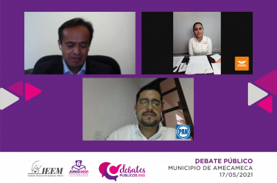 CANDIDATURAS PROPONEN EN DEBATE IMPULSAR LA CULTURA Y TURISMO EN AMECAMECA