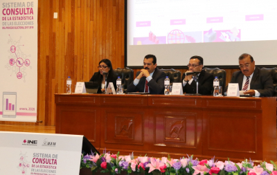 PRESENTAN IEEM E INE EL SISTEMA DE CONSULTA DE LA ESTADÍSTICA DE LAS ELECCIONES
