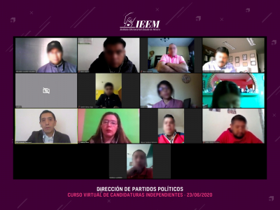 MUESTRA INTERÉS CIUDADANÍA EN CURSO DEL IEEM SOBRE CANDIDATURAS INDEPENDIENTES