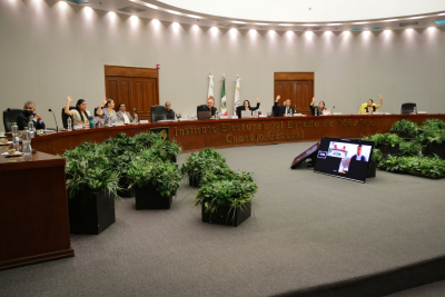 IEEM APRUEBA SITIO DONDE SE RESGUARDARÁN LOS VOTOS DE MEXIQUENSES RESIDENTES EN EL EXTRANJERO