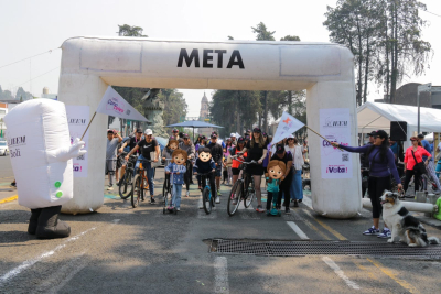 FAMILIAS MEXIQUENSES PARTICIPAN EN EL RECORRIDO POR EL VOTO INFORMADO