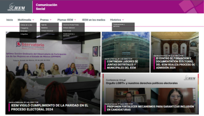 INFORMACIÓN ELECTORAL AL ALCANCE  DE LA CIUDADANÍA EN LA WEB DEL IEEM